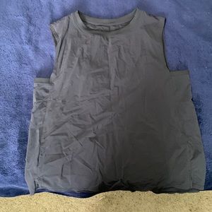 Black Lightweight workout tank top